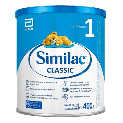 Молочная Смесь Similac Классик 1 с рождения 400г Similac 93931 1